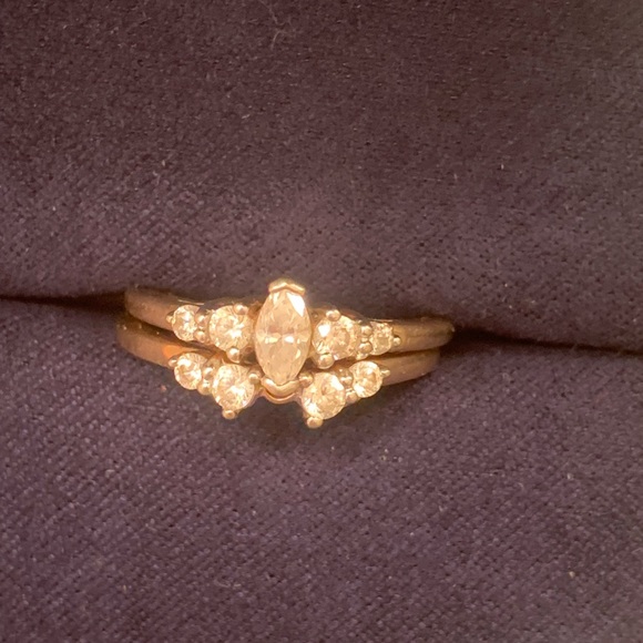 Solid 10k Gold CZRing